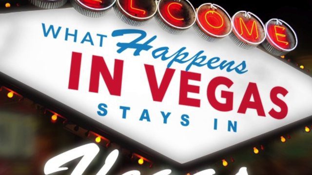 What happens in Vegas stays in vegas sign