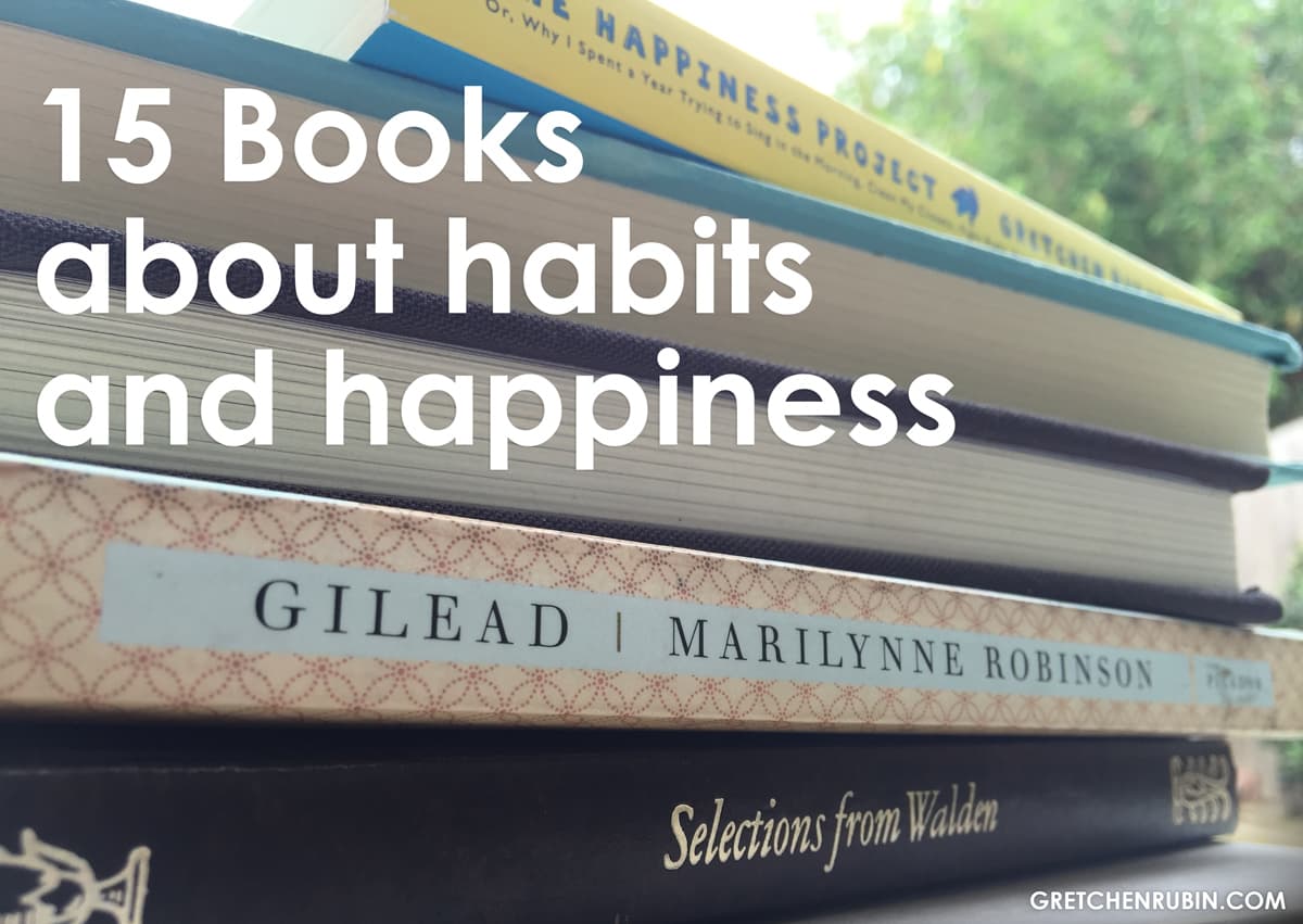 15 Books about happiness and habits