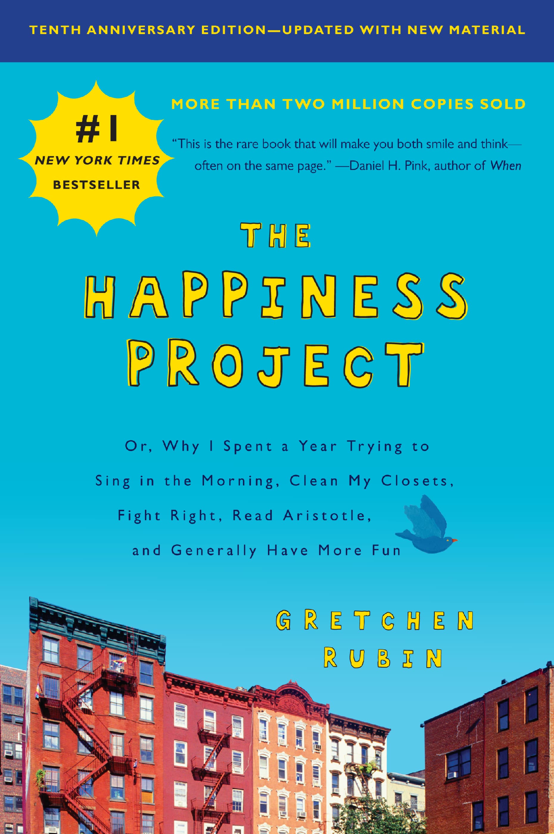 Cover of The Happiness Project book by Gretchen Rubin