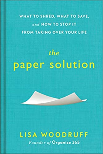 Book cover of The Paper solution by Lisa Woodruff