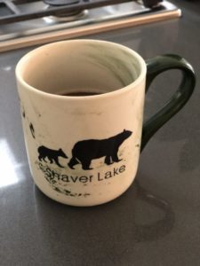 Liz's Shaver Lake mug
