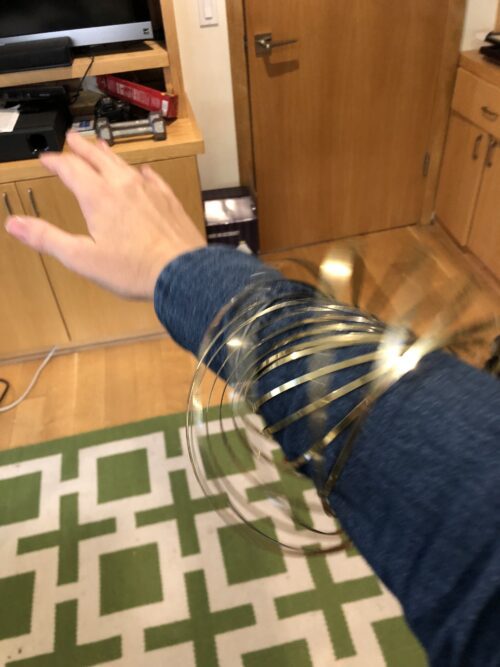 Gretchen's Kinetic bracelet