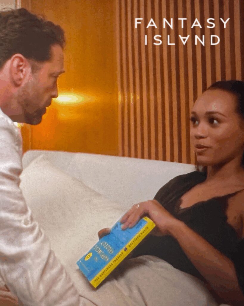 The Happiness Project book in Fantasy Island