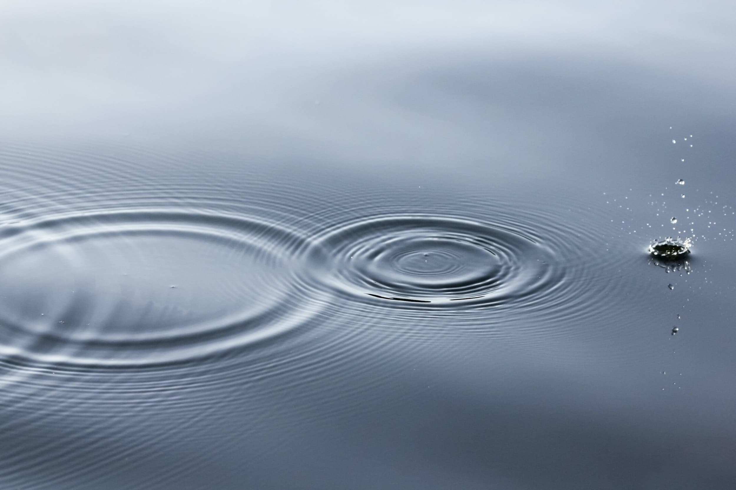 Photo of water ripples