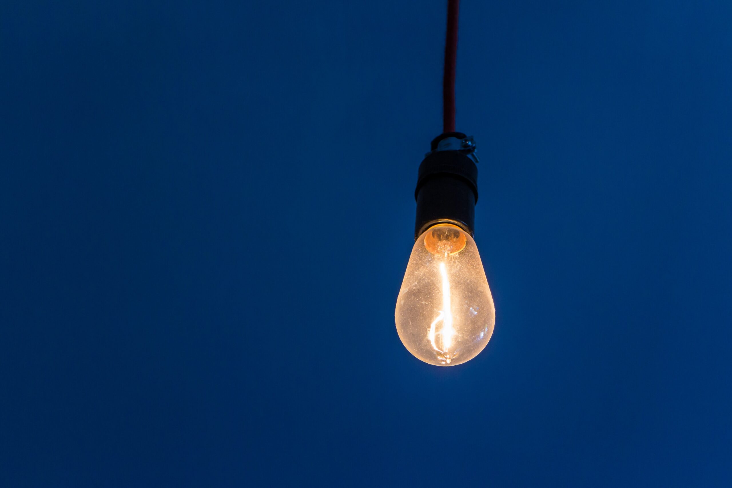 Photo of a lightbulb