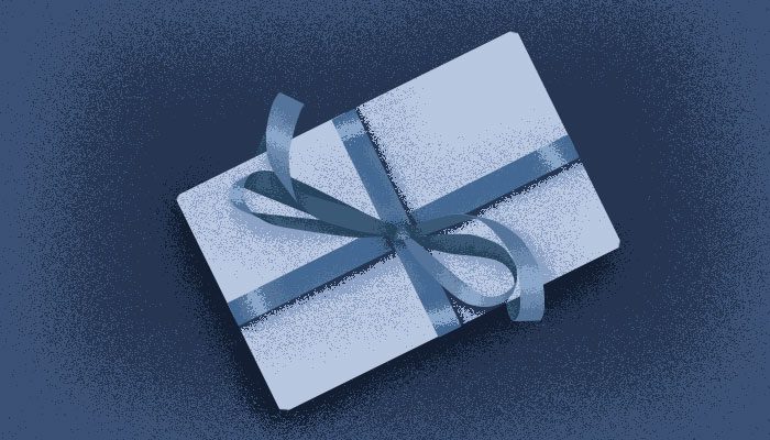 Illustration of blue gifting box for the easy-to-please
