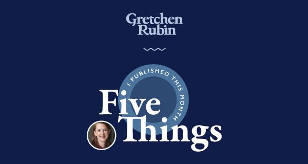 Five things I published this month