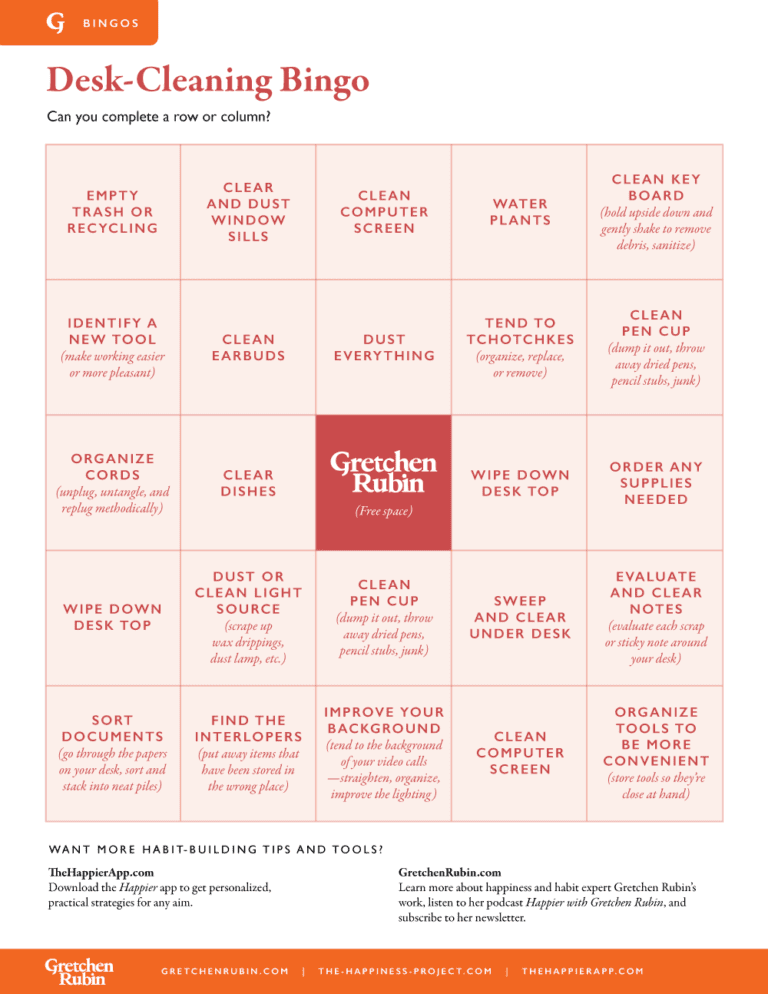 Desk Cleaning Bingo Thumbnail