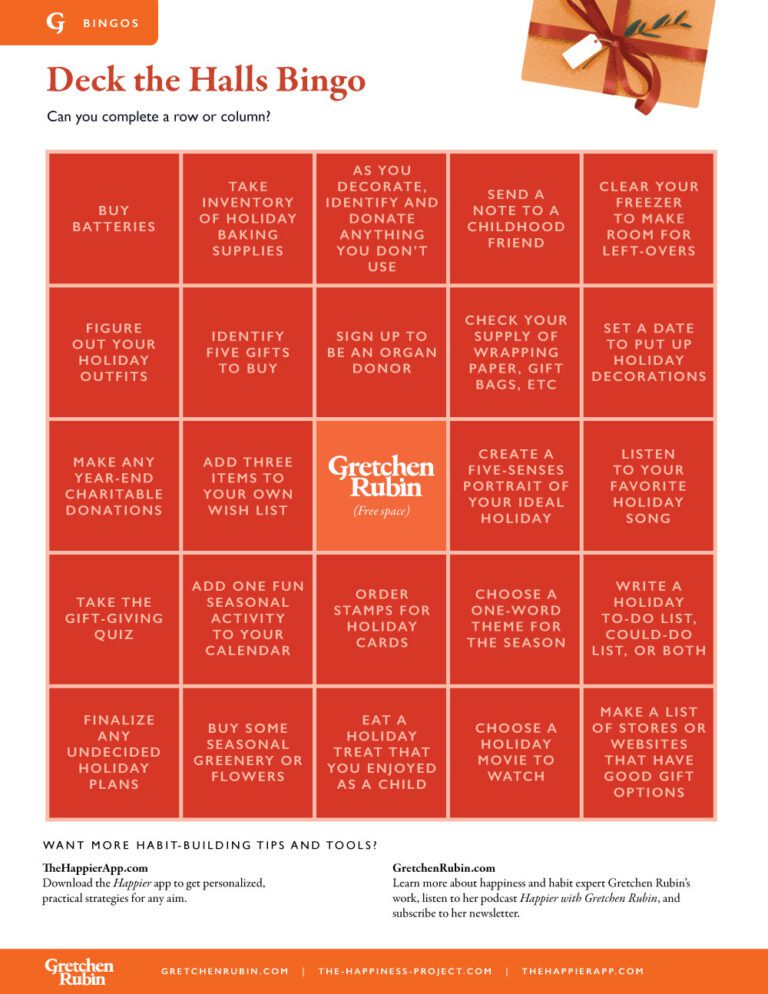 Gretchen Rubin Deck the Halls Bingo thumbnail