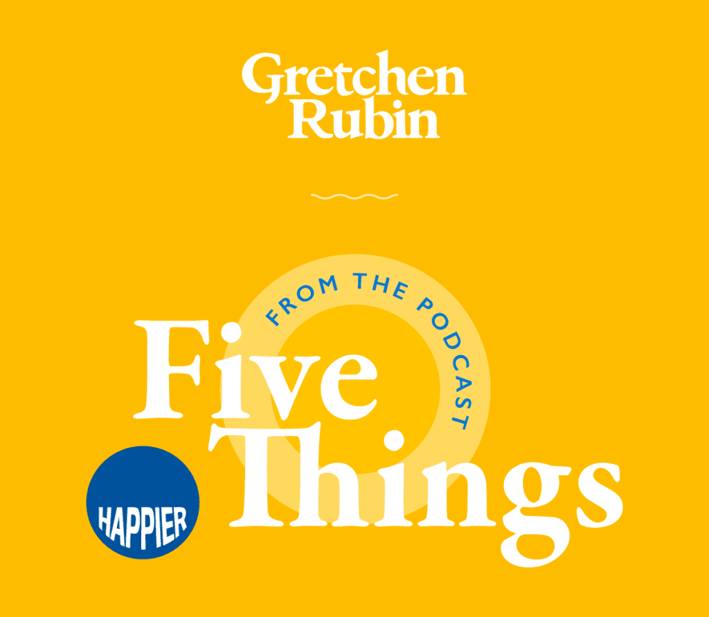 5 Things from the Podcast email mobile header