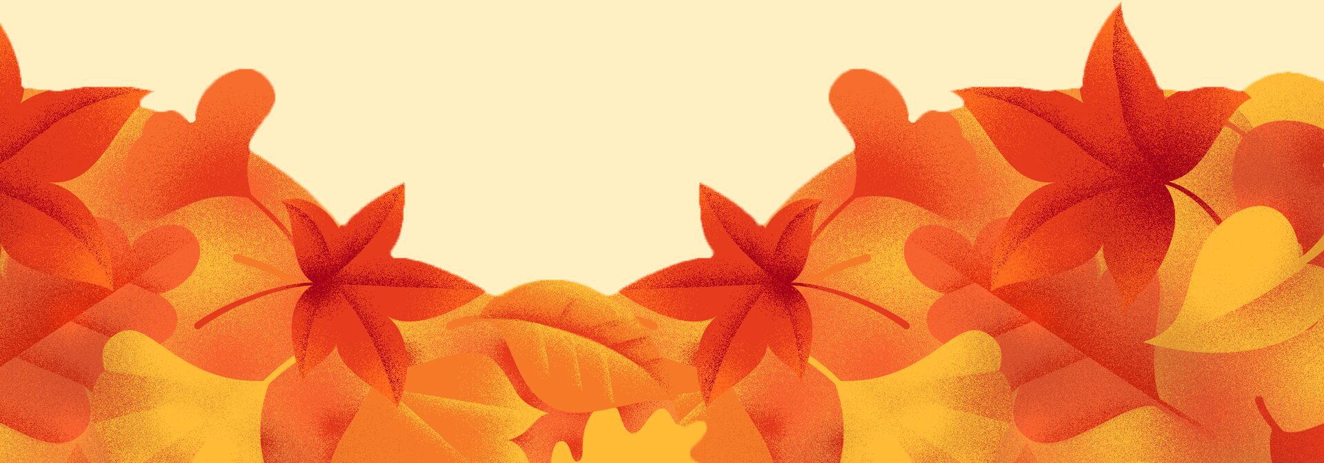 Illustration of fall leaves