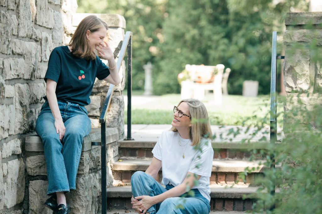 Portrait of Gretchen and Elizabeth by Allie Coyle