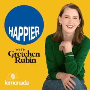 Happier with Gretchen Rubin podcast key art 2026